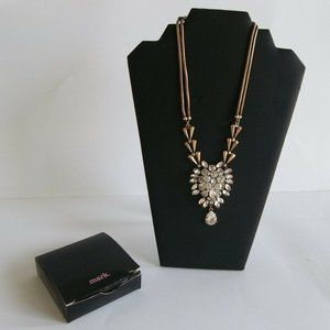 Avon MARK Clear Choice Necklace Rhinestone